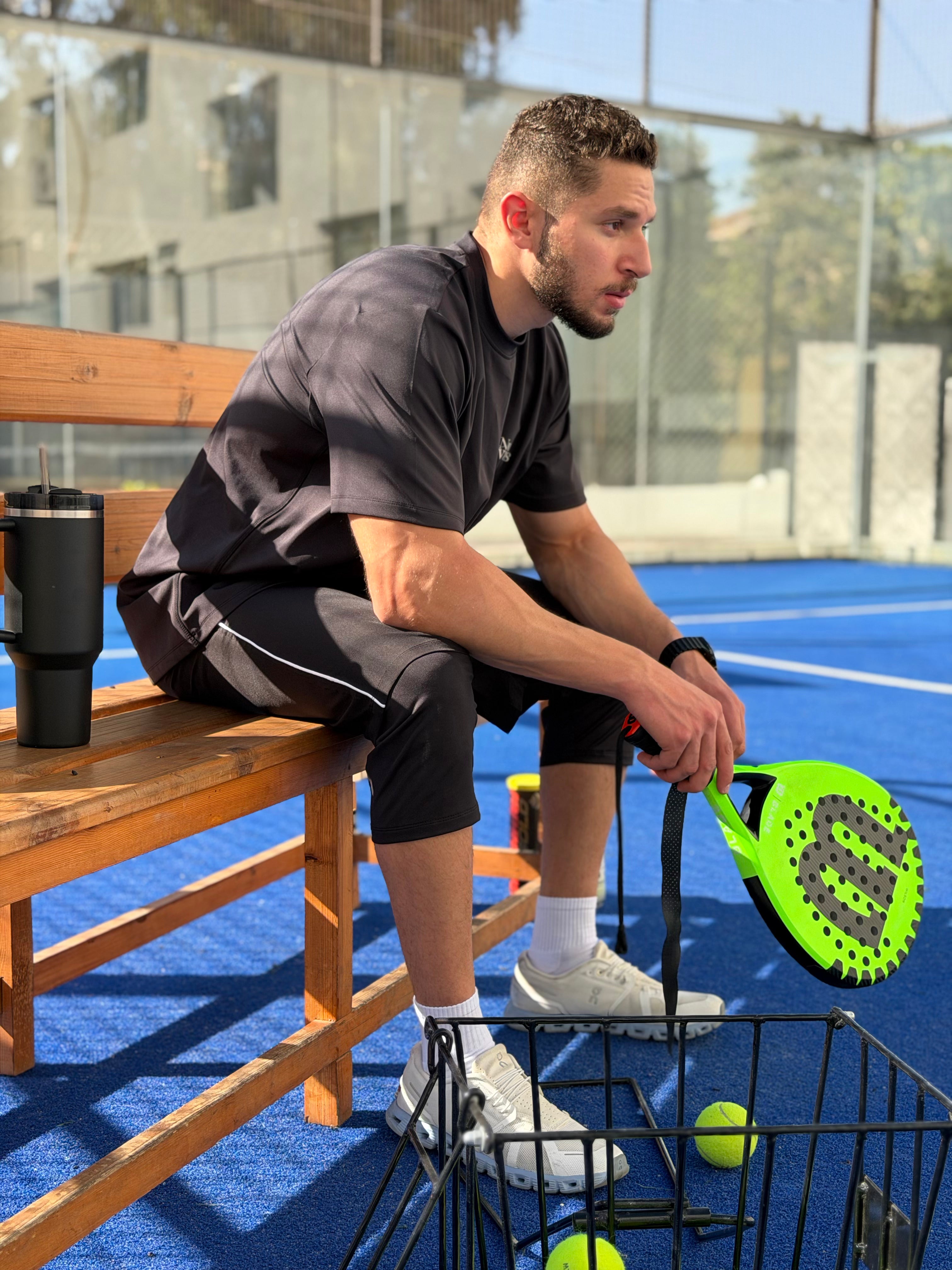 DROPSET Oversized shirt - Black