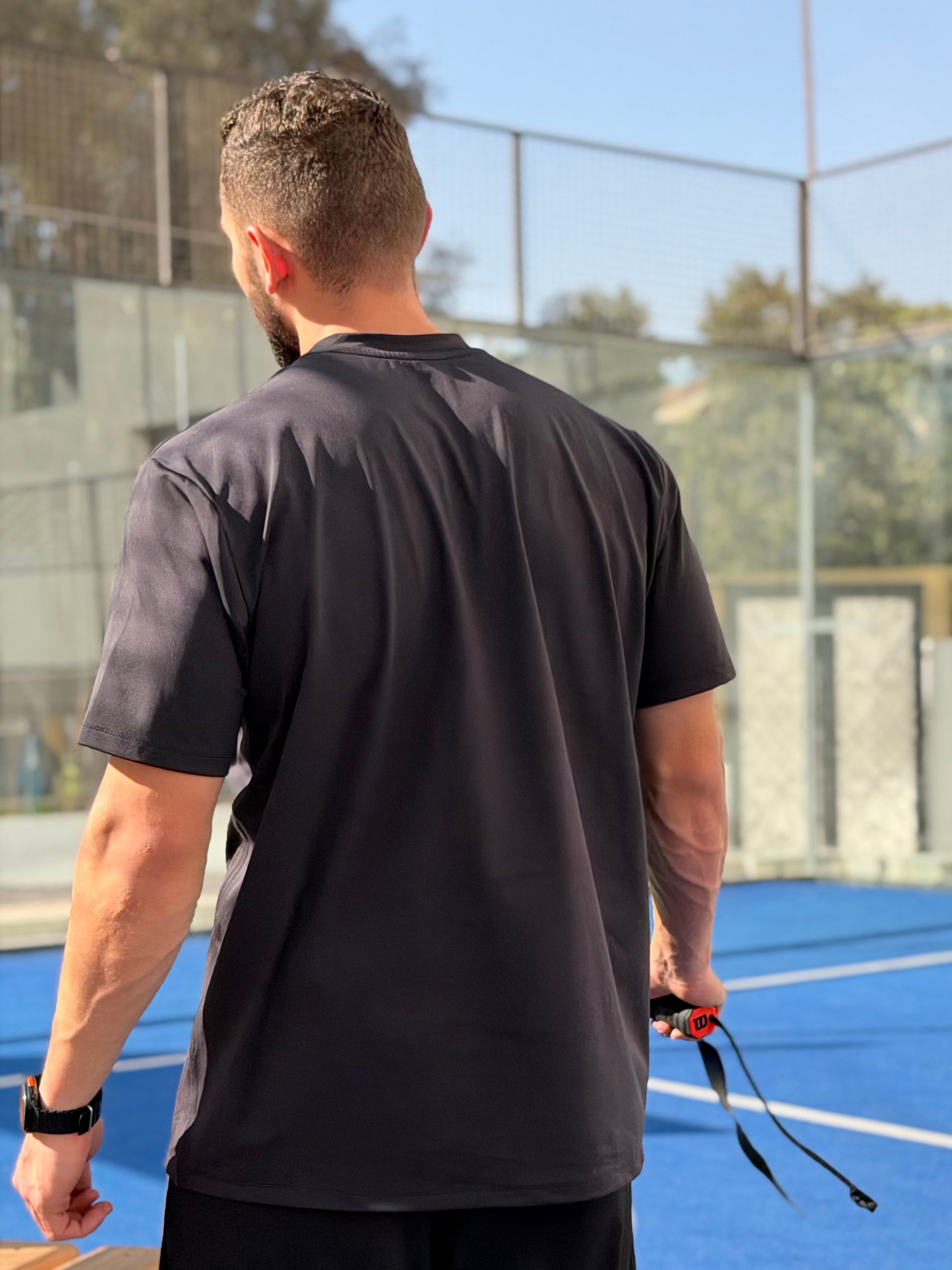 DROPSET Oversized shirt - Black