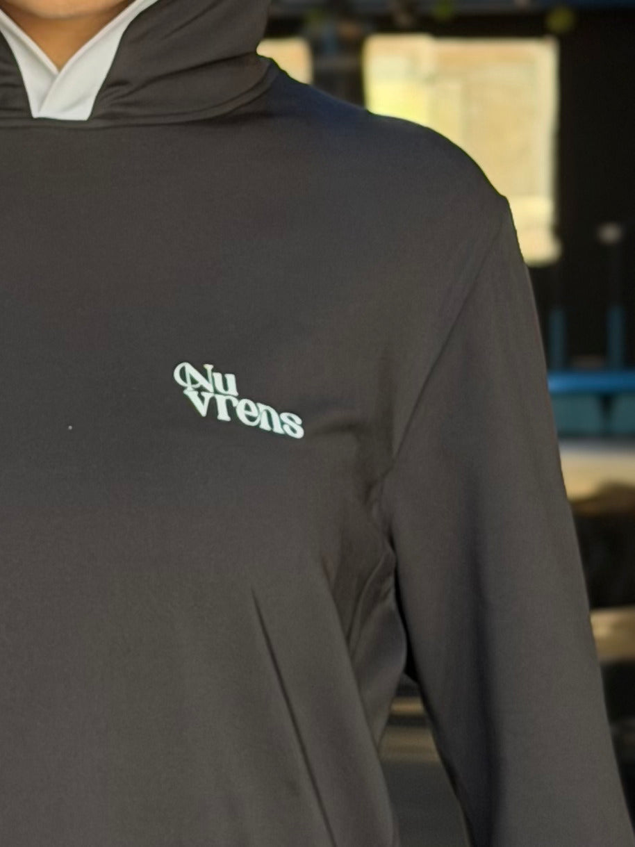 DROPSET Hoddied shirt - Black