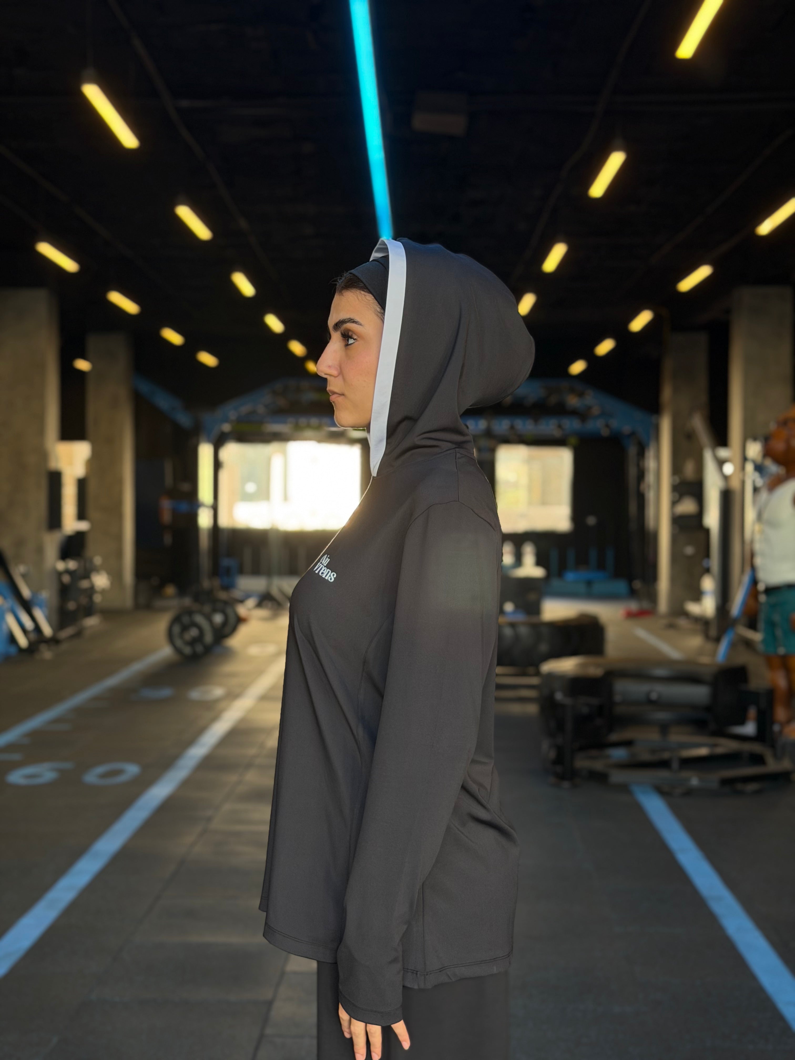 DROPSET Hoddied shirt - Black