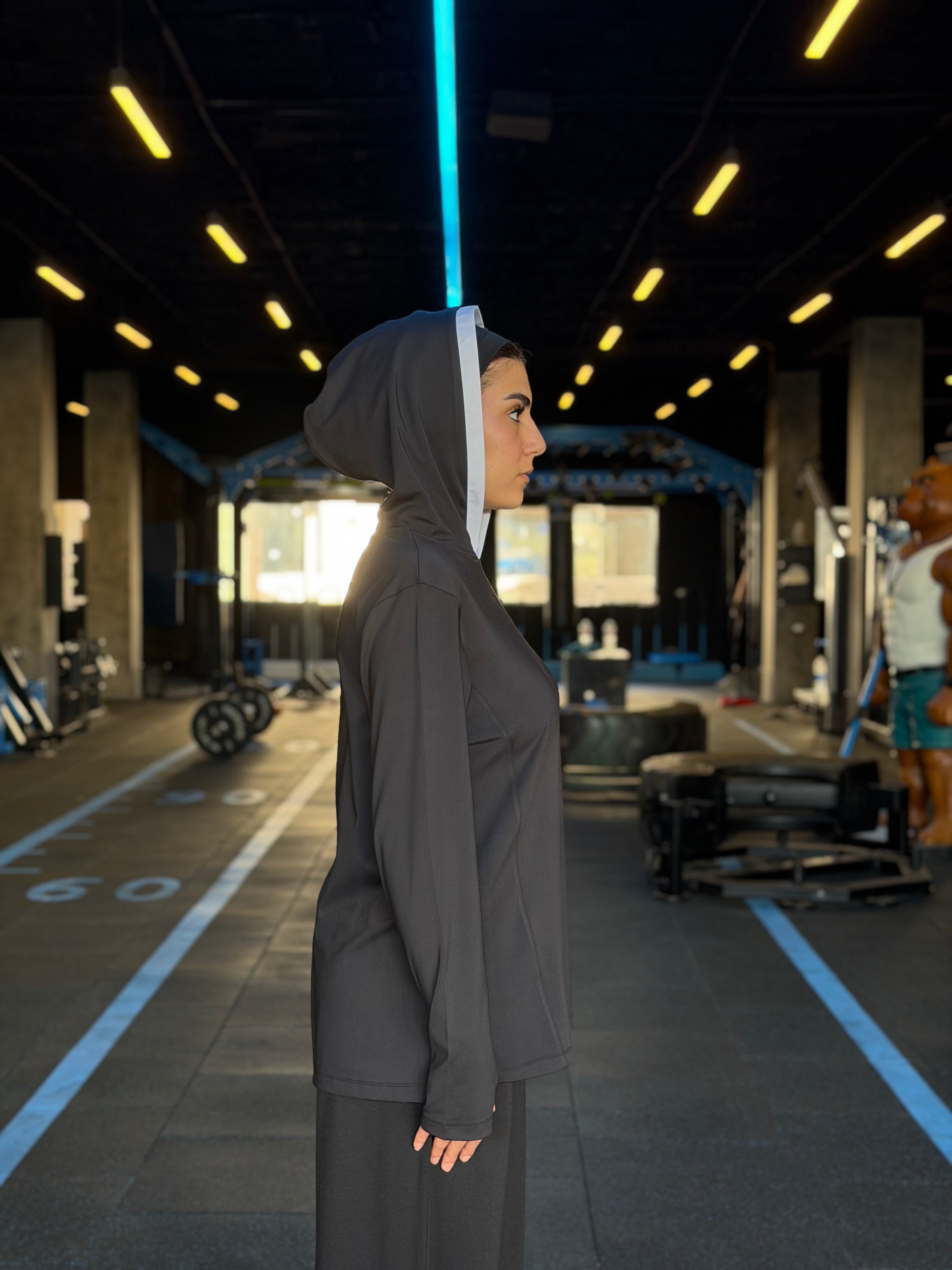 DROPSET Hoddied shirt - Black