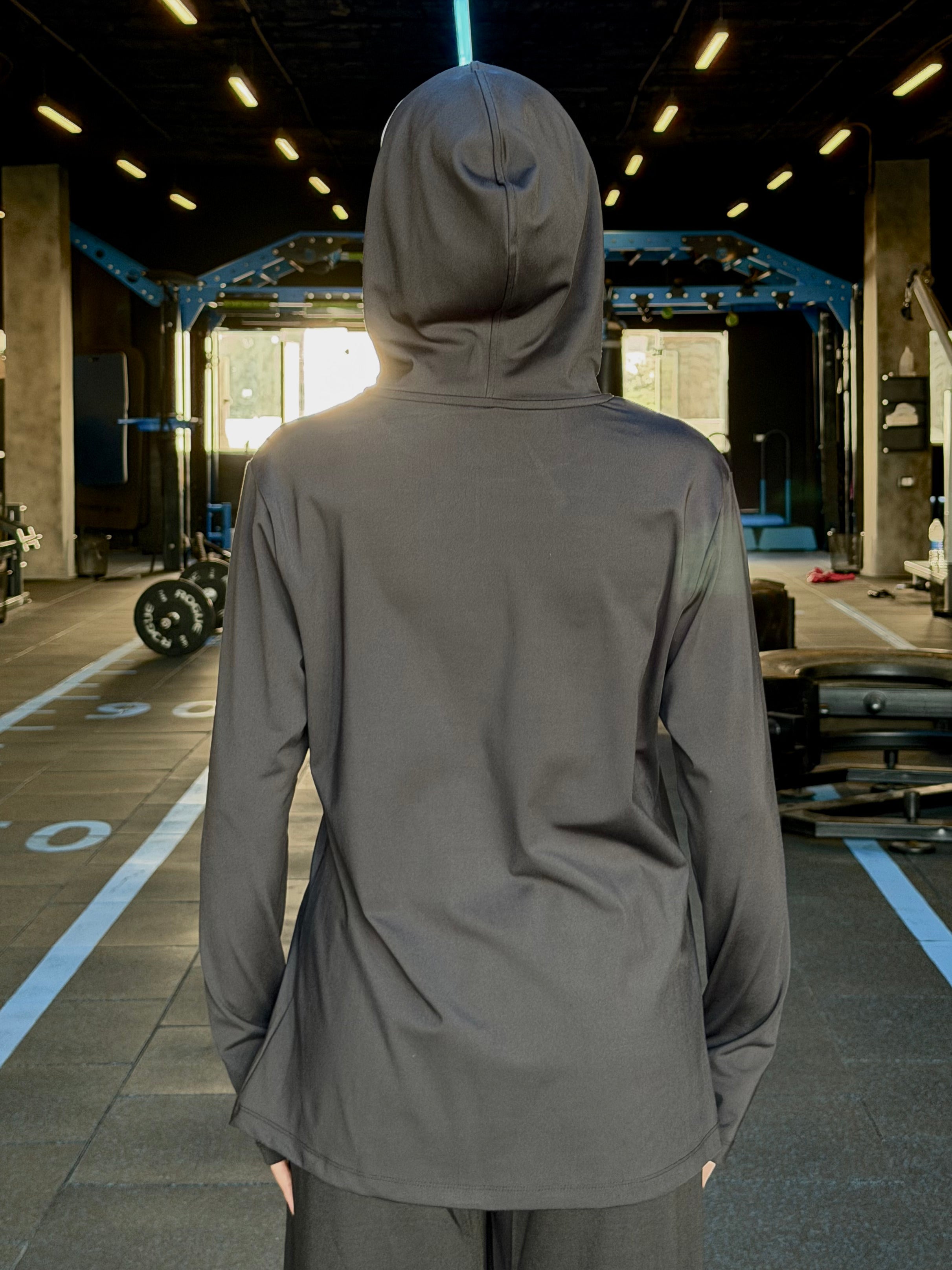 DROPSET Hoddied shirt - Black