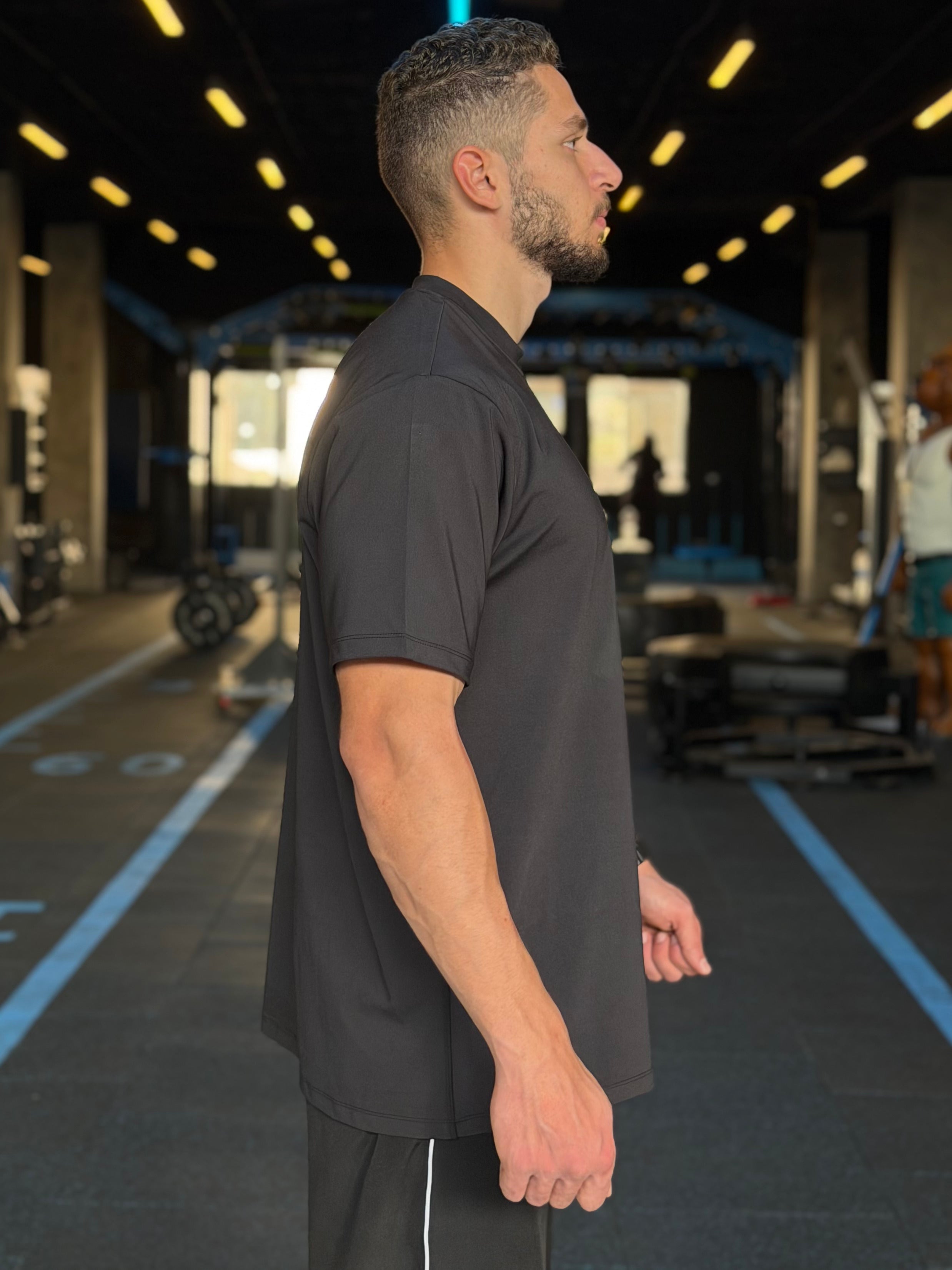 DROPSET Oversized shirt - Black