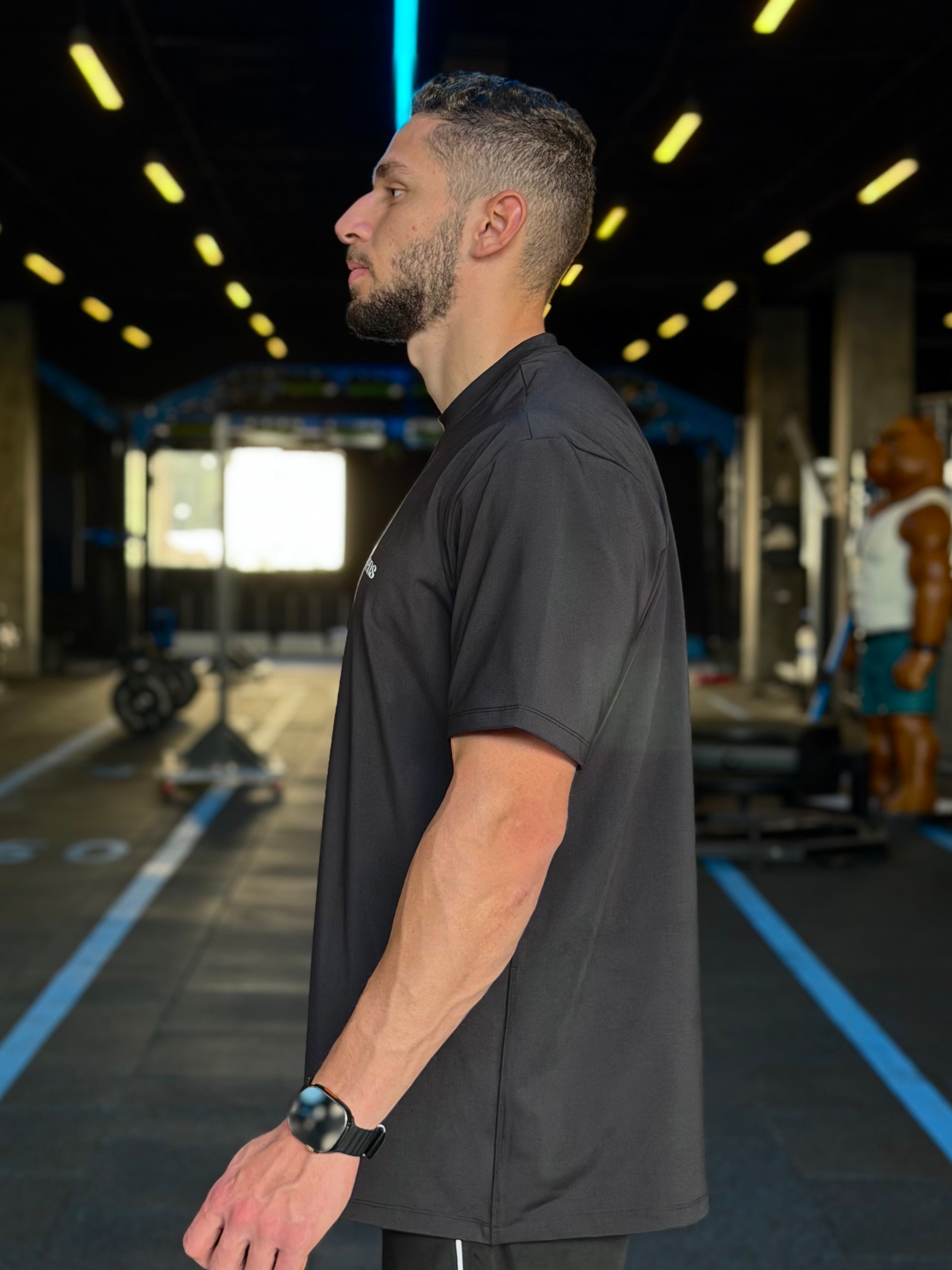 DROPSET Oversized shirt - Black