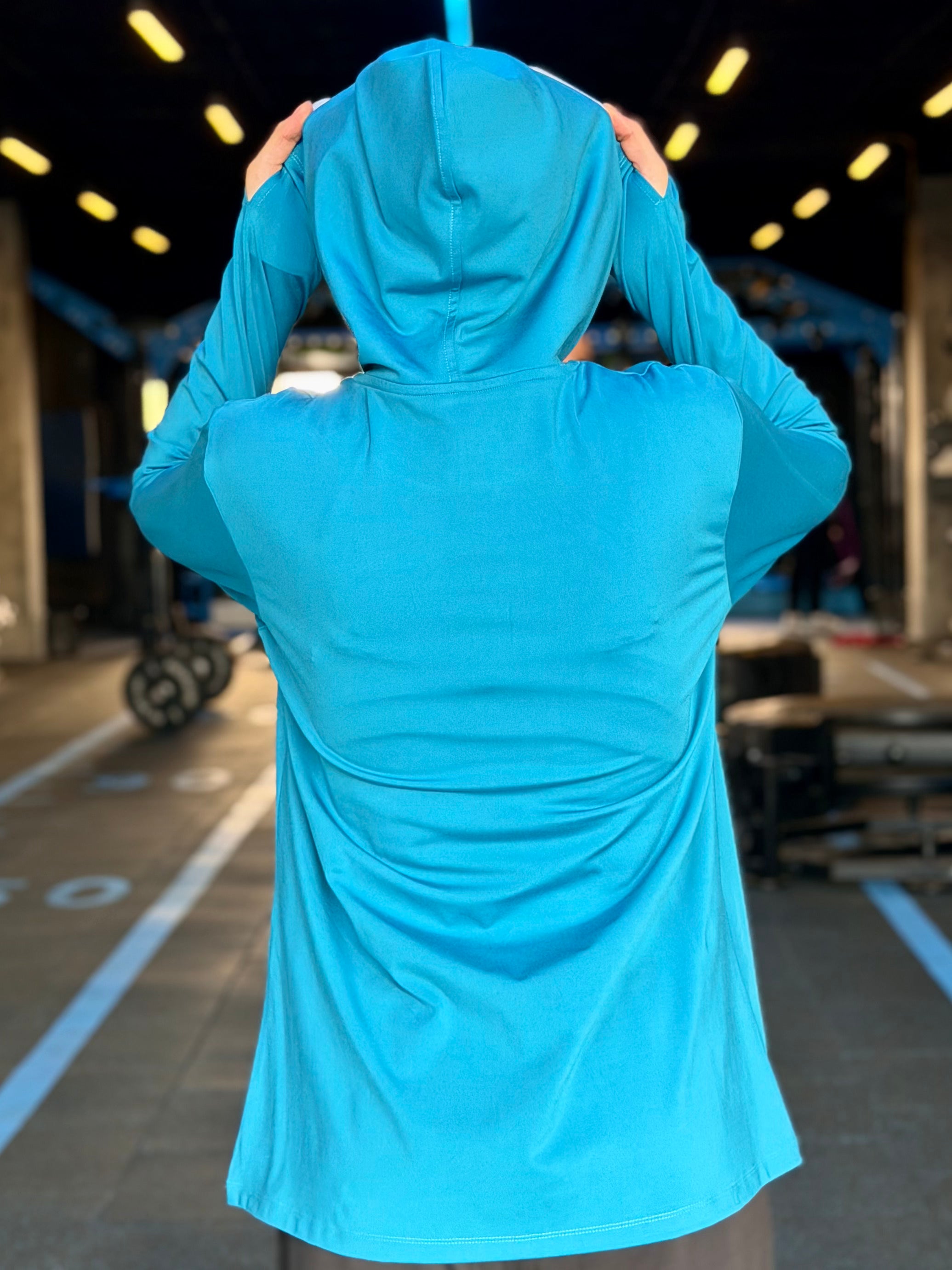 DROPSET Hoodied shirt - Indigo