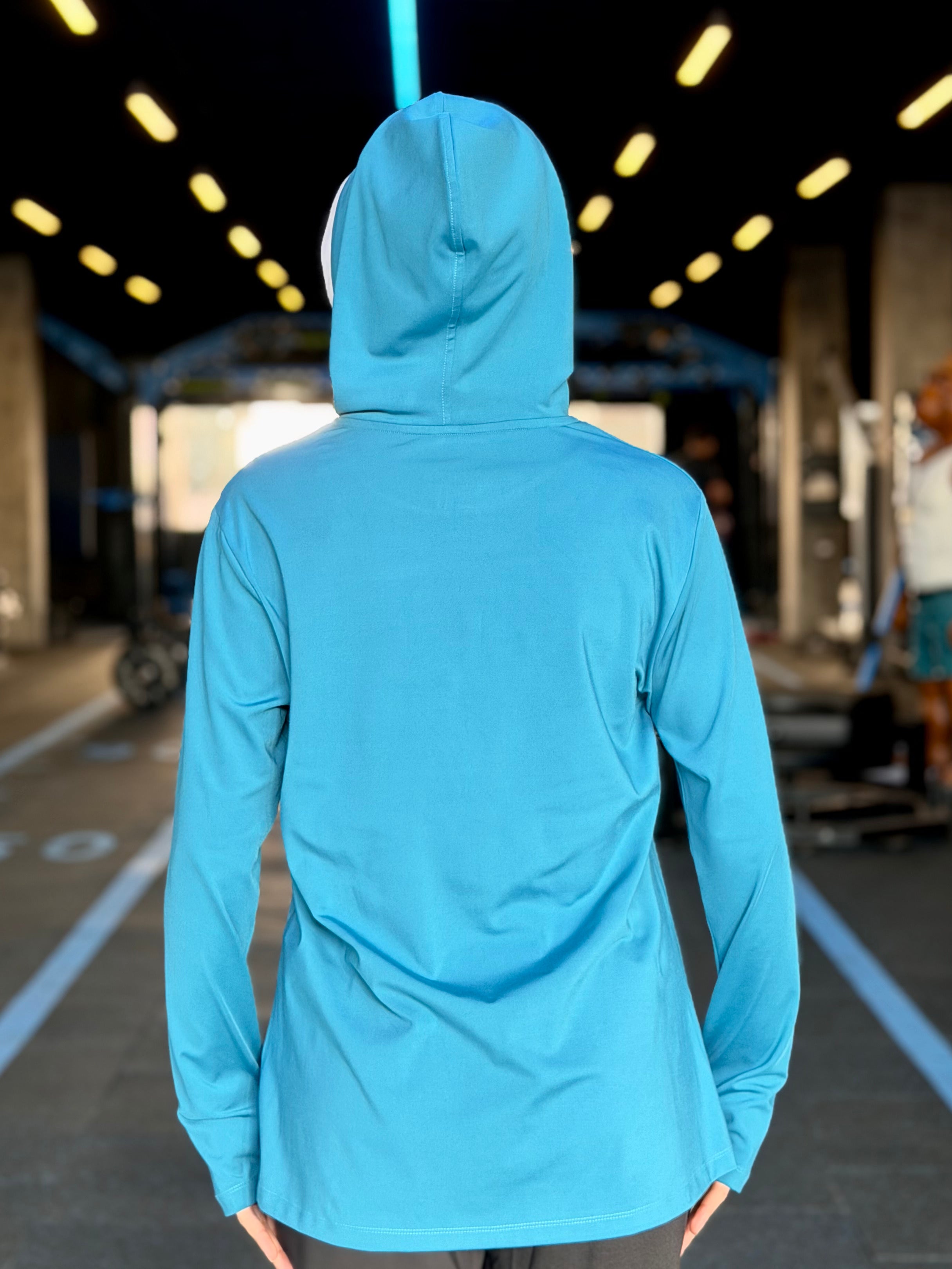 DROPSET Hoodied shirt - Indigo