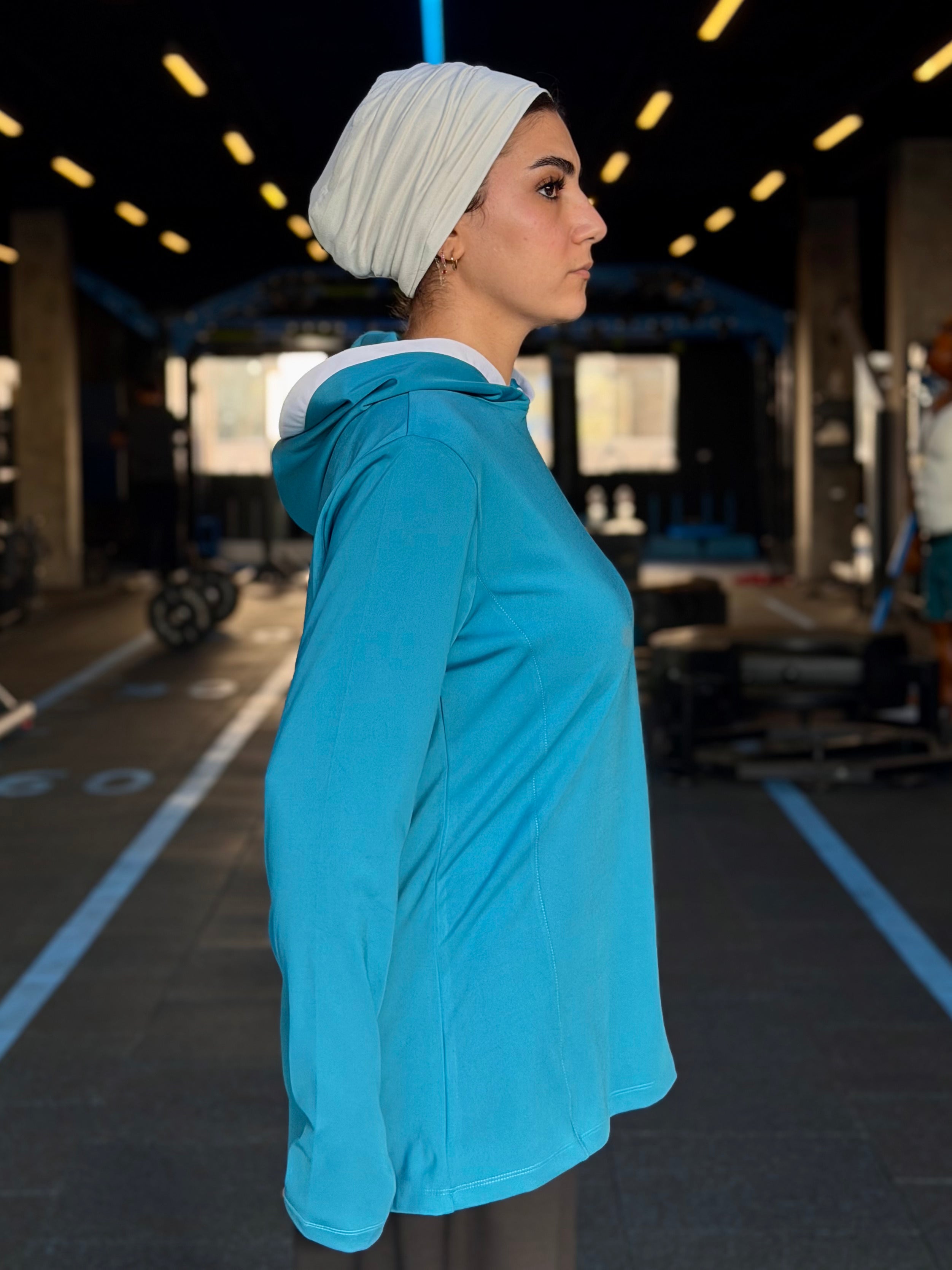 DROPSET Hoodied shirt - Indigo