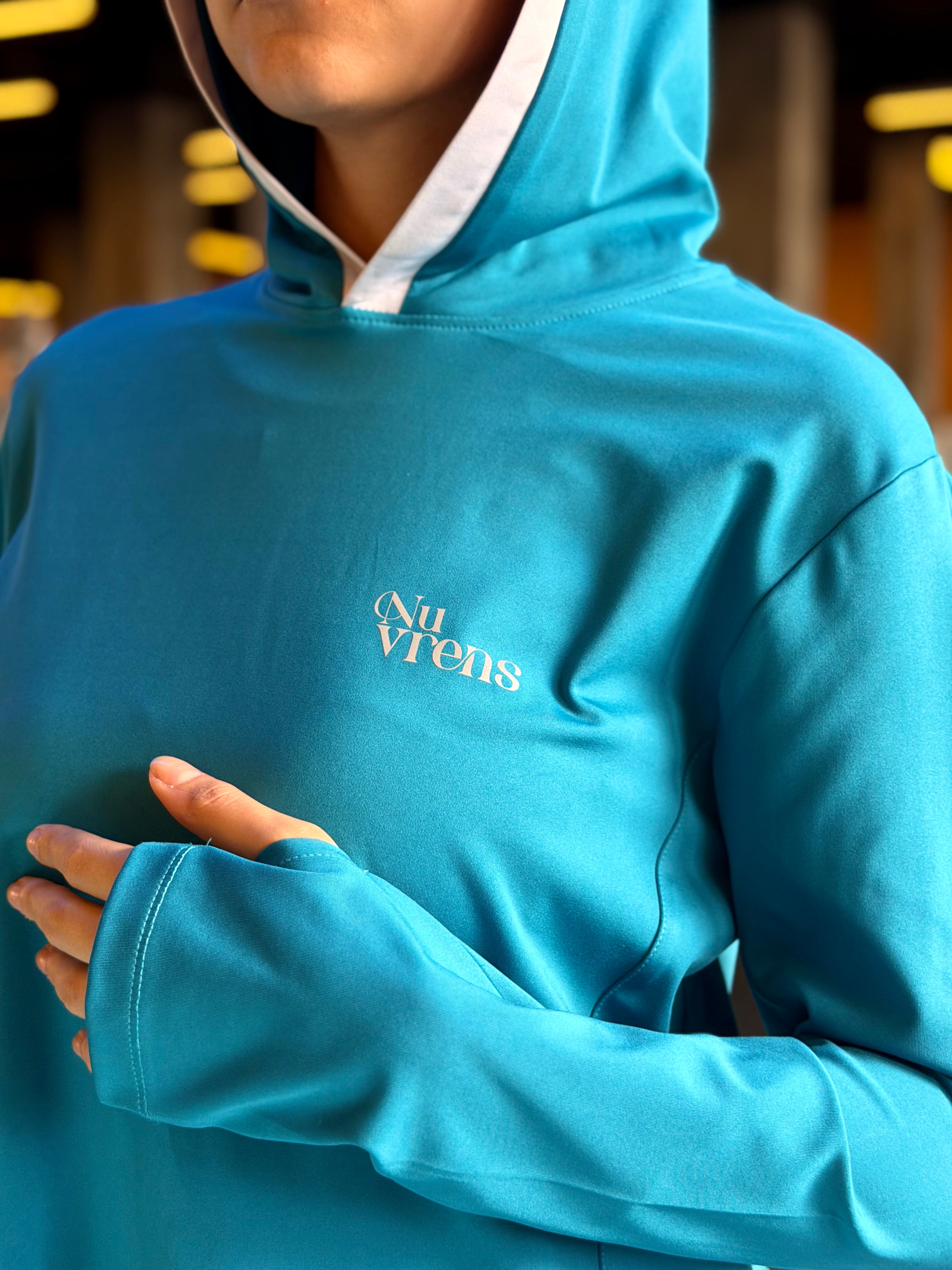 DROPSET Hoodied shirt - Indigo